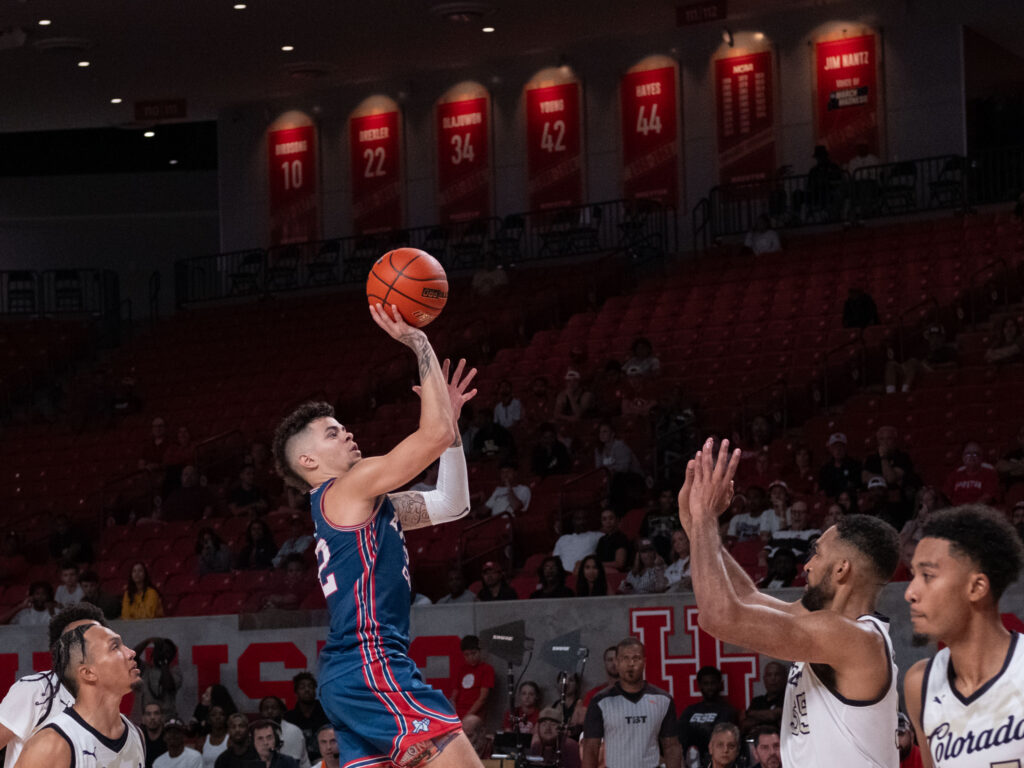 Former University of Houston basketball star Rob Gray can still get buckets with ease. (Photo by F. Carter Smith)