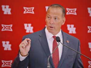 New University of Houston athletic director Eddie Nunez knows he must make his points count.