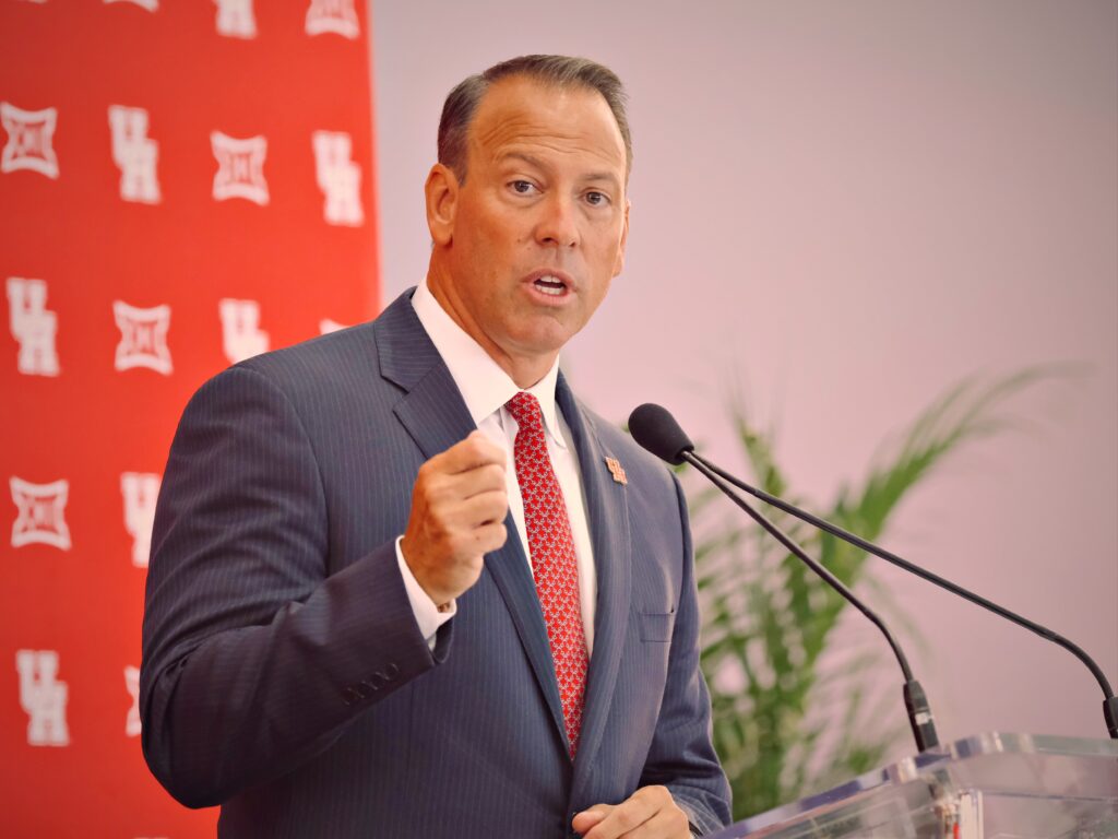 New University of Houston athletic director Eddie Nunez is determined to make a difference at UH. (Photo by F. Carter Smith)