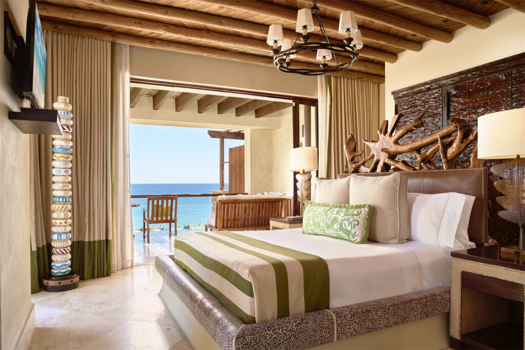 Inside the Estrella Suite at the Waldorf Astoria Los Cabos Pedregal.