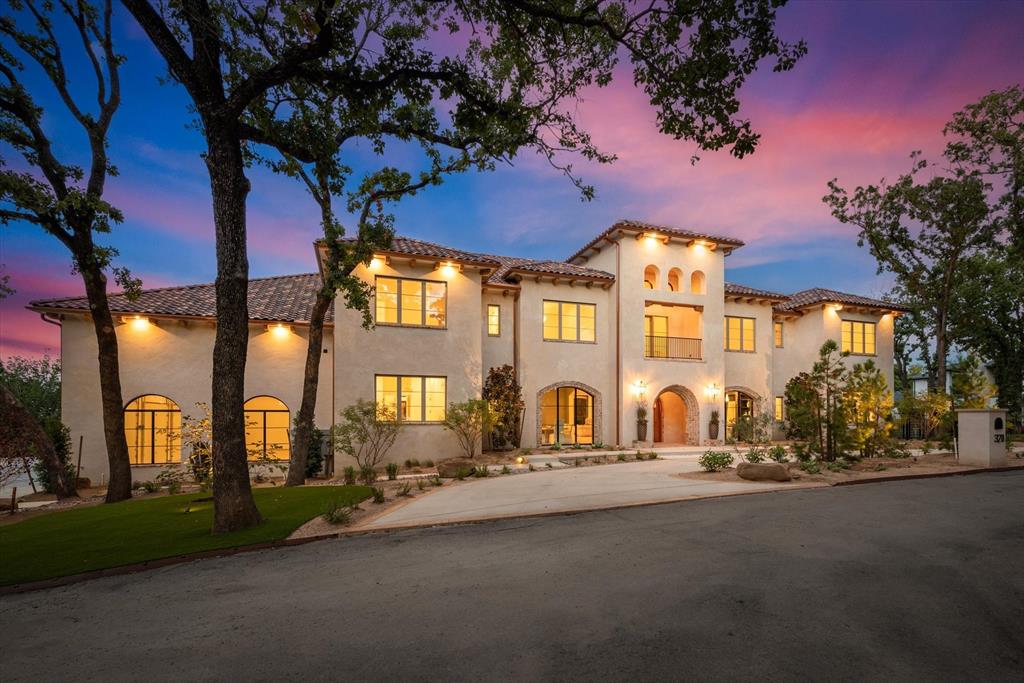 3211 Wintergreen Terrace sports a dramatic Mediterranean Revival façade.