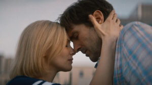 Sarah Gadon and Luke Wilson