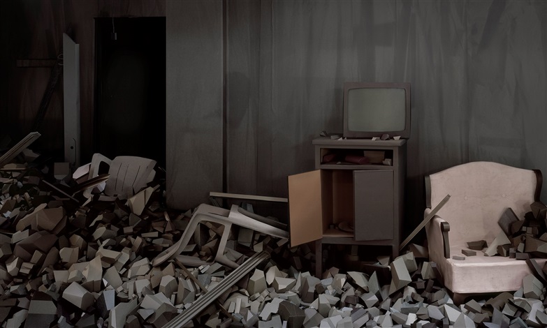 Thomas Demand's <em>Ruin (</em>2017). (©Thomas Demand, VG Bild-Kunst, Bonn, Courtesy Matthew Marks Gallery)