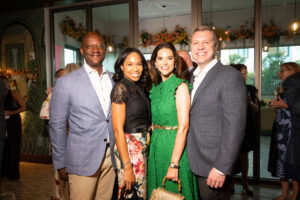 Derrick & Roslyn Bazzelle-Mitchell, Ann & John Ayre at Children's Memorial Hermann Hospital 'Meet Us at the Club' friend-raising event. (Photo by Daniel Ortiz)