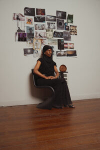 Artist Christopher Paul creates in the studio. (Photo by Jakayla Monay.)