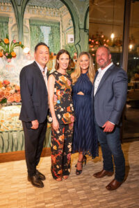 Dr. KuoJen Tsao, Marissa Kiefer, Rachel & Tom Regan at Children's Memorial Hermann Hospital 'Meet Us at the Club' friend-raising event. (Photo by Daniel Ortiz)