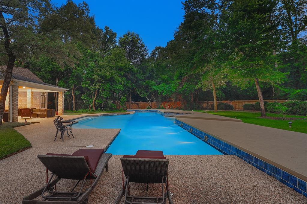 The lap pool is perfect for swimmers and fitness enthusiasts. 