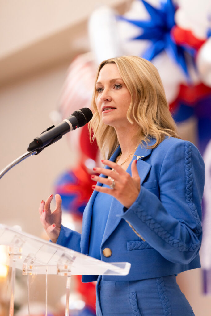 Mayor Mattie Parker knocked it out of the park during her 9/11 tribute, bringing hope and patriotic pride to the entire audience. (Photo by Ellman Photography)