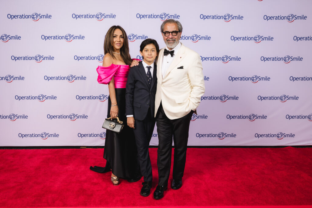 Shara, Victor, and Kent Shaffer at the Operation Smile Gala held at the Royal Sonesta Hotel. (Photo by Johnny Than)