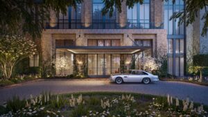 3 – Residential Arrival, The Birdsall Residences, Auberge Resorts Collection; Rendering courtesy of Transwestern Development Company (1)
