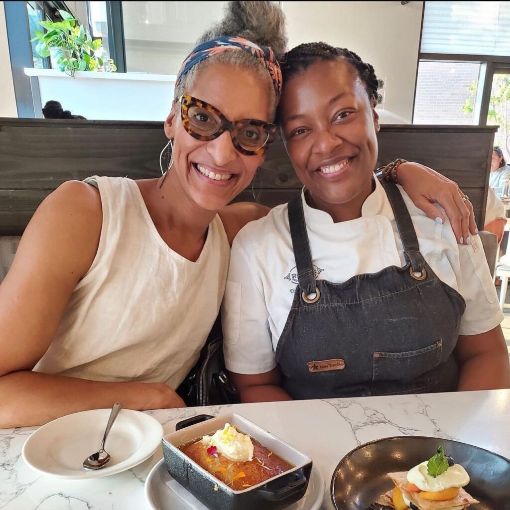 Chefs Carla Hall and Tiffany Derry