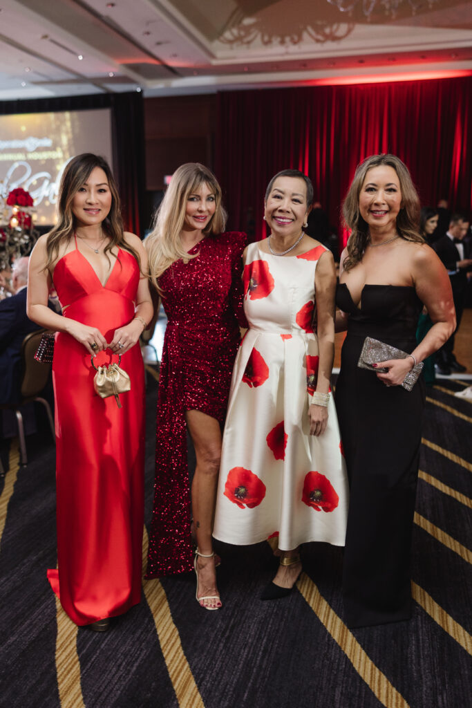 Mechelle Tran, Staci Henderson, Jean Wilson, Vy Hopkins at the Operation Smile Gala held at the Royal Sonesta Hotel. (Photo by Johnny Than)