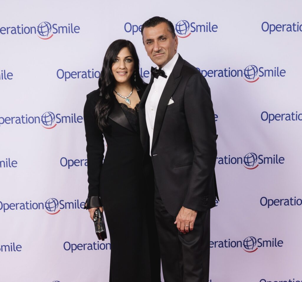 Dr. Sippi & Ajay Khurana at the Operation Smile Gala held at the Royal Sonesta Hotel. (Photo by Johnny Than)