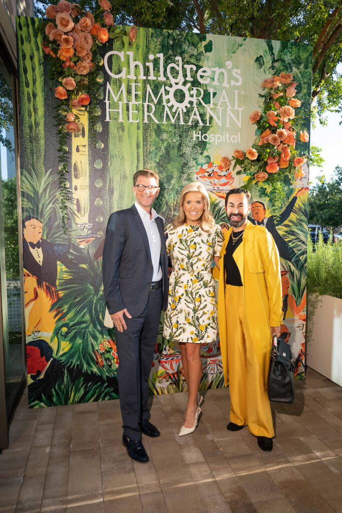 Bill Baldwin, Amanda Boffone, Fady Armanious at Children's Memorial Hermann Hospital  'Meet Us at the Club' friend-raising event. (Photo by Daniel Ortiz)