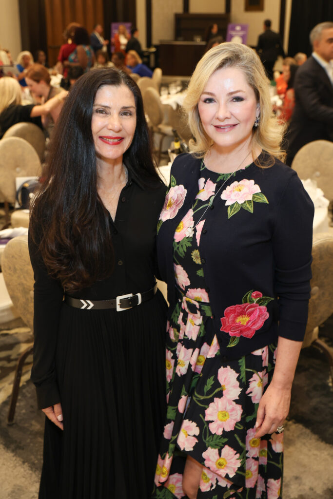 Cynthia Petrello, Whitney Crane  at the PaperCity Philanthropy in Fashion Best Dressed luncheon benefiting March of Dimes. (Photo by Priscilla Dickson)