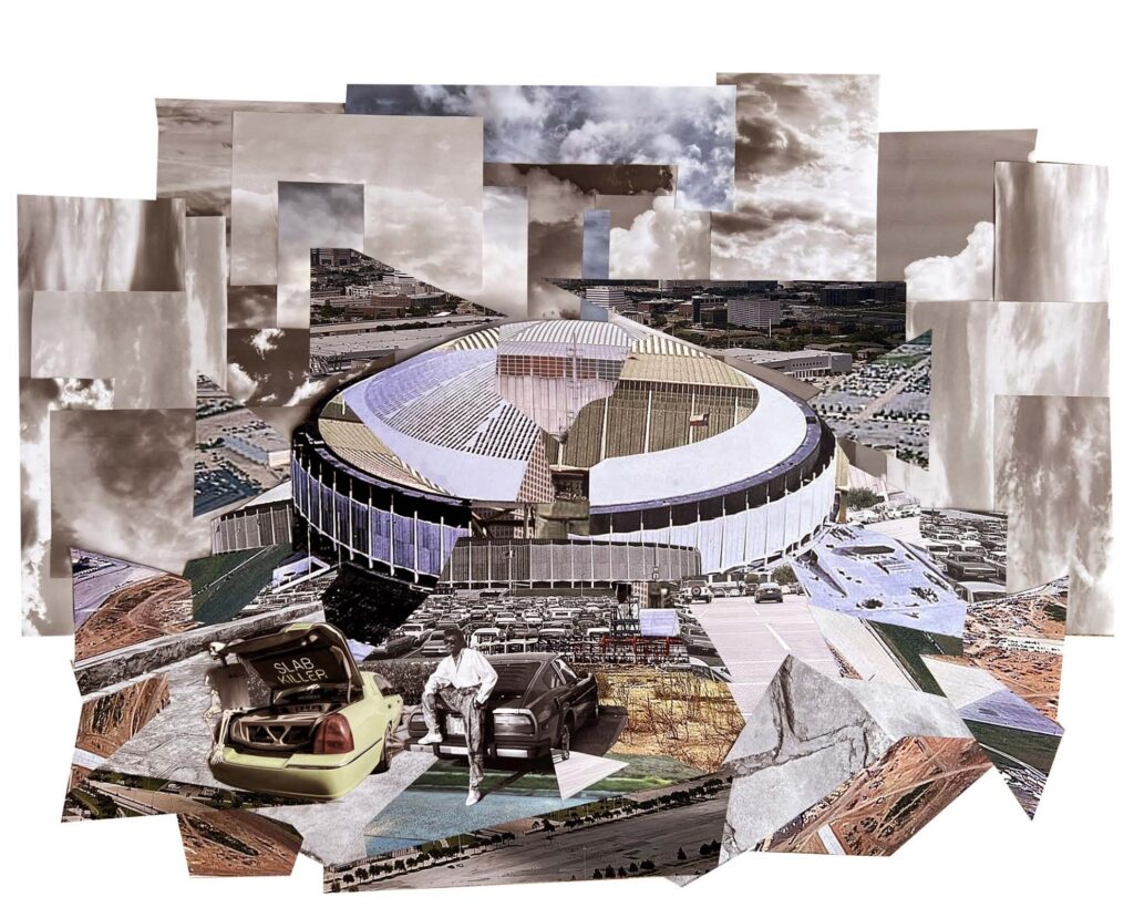 Kaima Marie Akarue's 2023 work, "Beyoncé had one of the best albums of all time," is on display at Art Is Bond. (Courtesy Kaima Marie Akarue and Art Is Bond, Houston.)