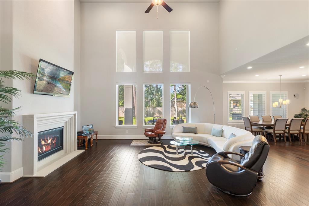 The living space is a tranquil place to relax after a long day.  