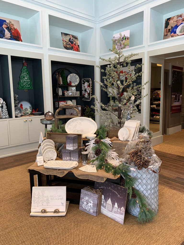 While most products are created by Brookwood citizens, a limited number of holiday goods are brought in for sale. (Photo courtesy of Brookwood)