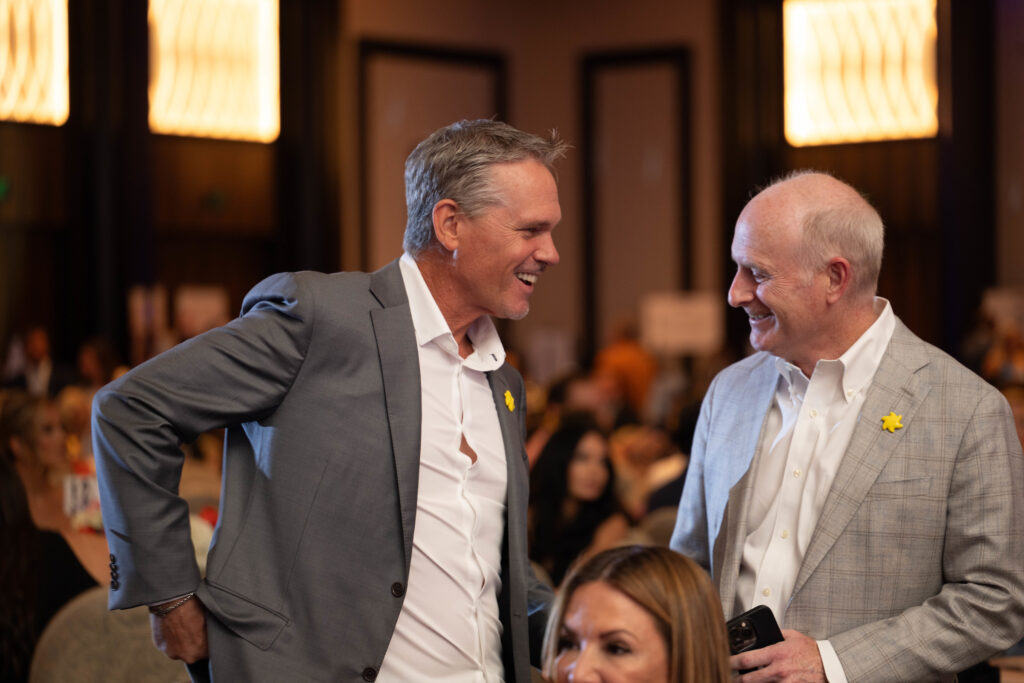 Craig Biggio, Brent Sanders at the 'Team Up' fundraiser (Photo by Daniel Ortiz)