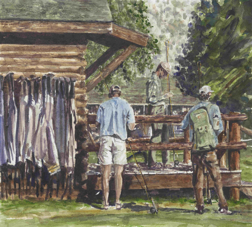 Watercolor by Bill Curtis