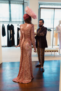 Fady Armanious at the Orange Show’s Dalidada dress-up party at Tootsies. (Photo by Jane Perkins)