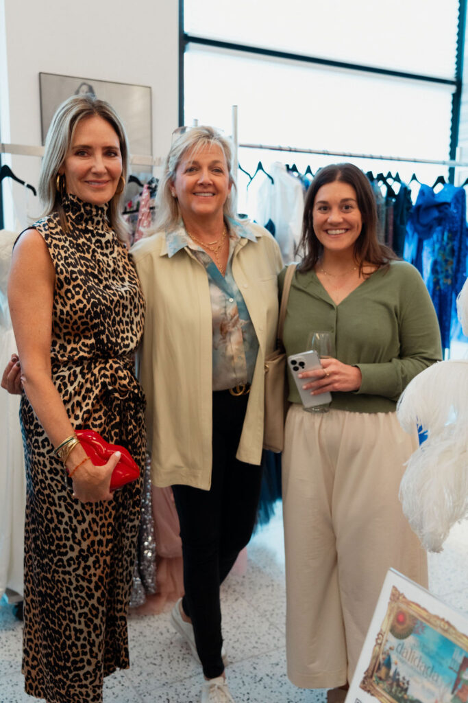 Renee Lewis, Susan Gray, Mills Witmer at the Orange Show's Dalidada dress-up party at Tootsies.  (Photo by Jane Perkins)