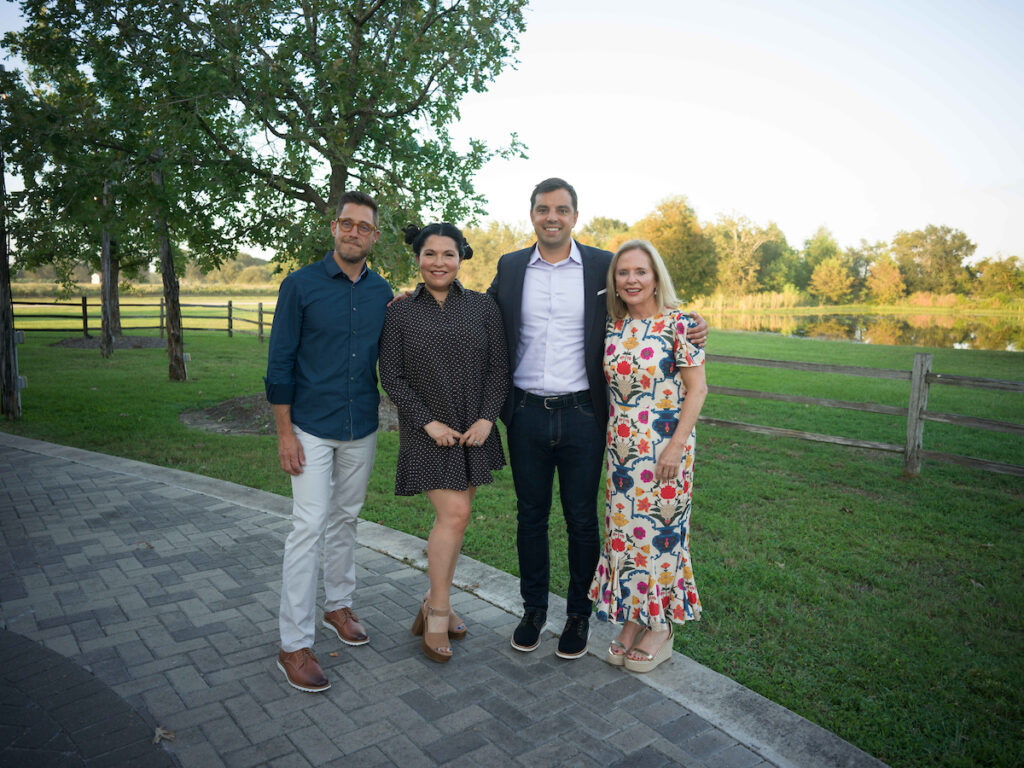 Amazing Place West inaugural dinner chairs Peter & Andi Holt, guest speaker Danny Buettner Jr., amazing Place executive director Tracey Brown. 