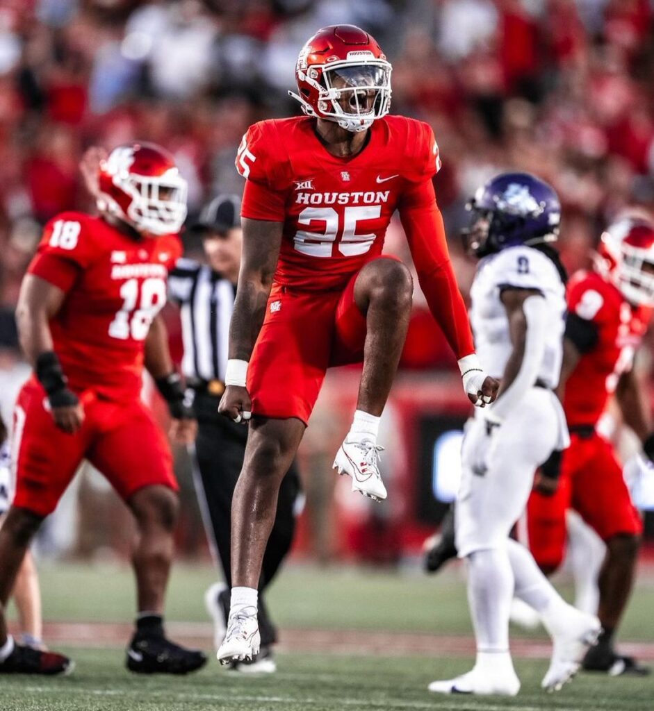 University of Houston linebacker Jamal Morris is a real student of the game. (Courtesy UH Athletics)