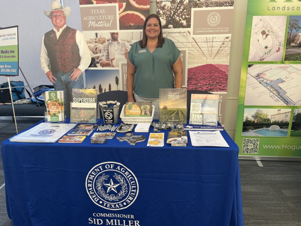 Kristin Lambrecht of the Texas Department of Agriculture at OHBA Palooza. (Photo by Jenna Baer)