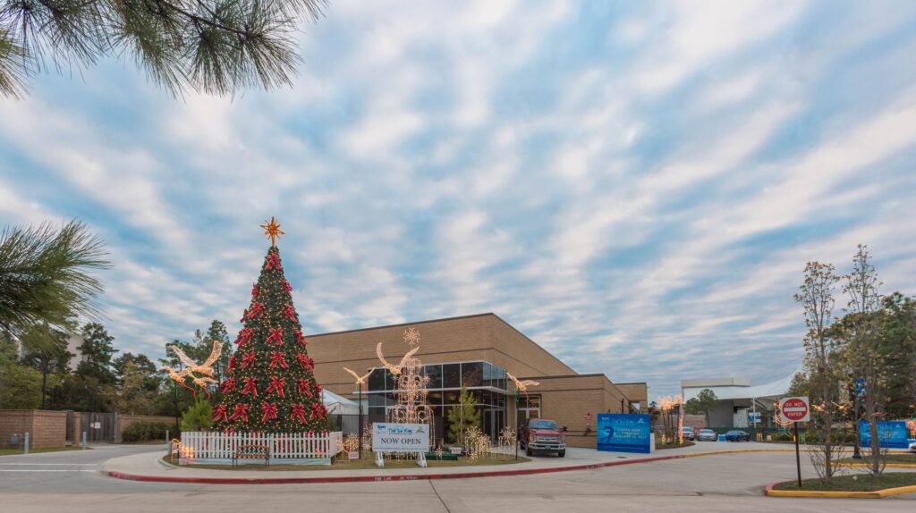 The Woodlands Ice Rink at The Pavilion will open for the duration of the holiday season. (Photo courtesy The Woodlands Township)