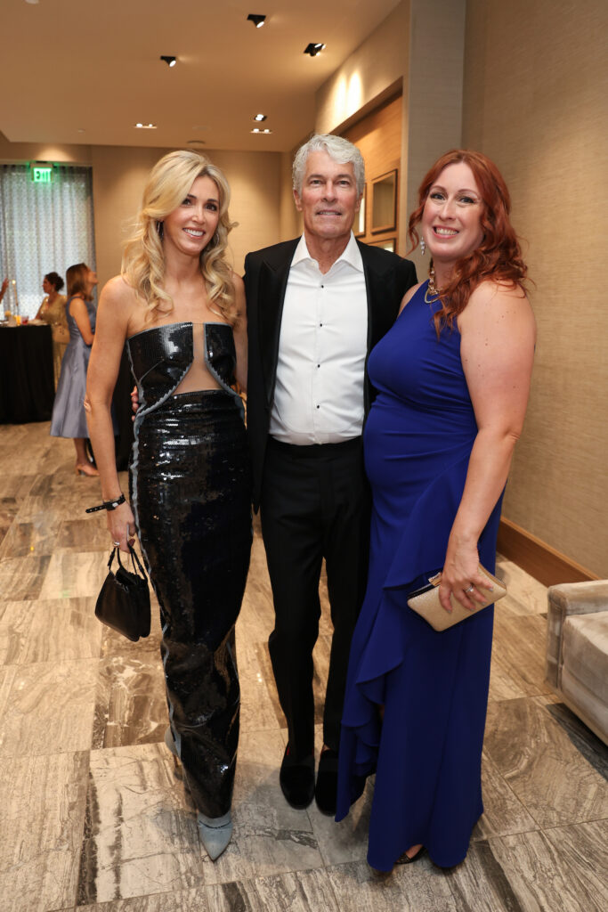 Jamie & John Sparacino, Sarah Mills at Houston PetSet's 20th anniversary gala. (Photo by Priscilla Dickson)