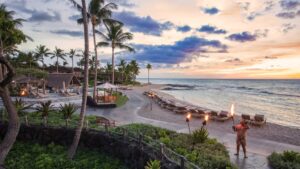 Four Seasons Resort Hualalai in Kona, Hawaii.
