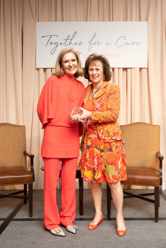 Katie Brass, Franelle Rogers at the National MS Society 'Together for a Cure' luncheon (Photo by Daniel Ortiz)