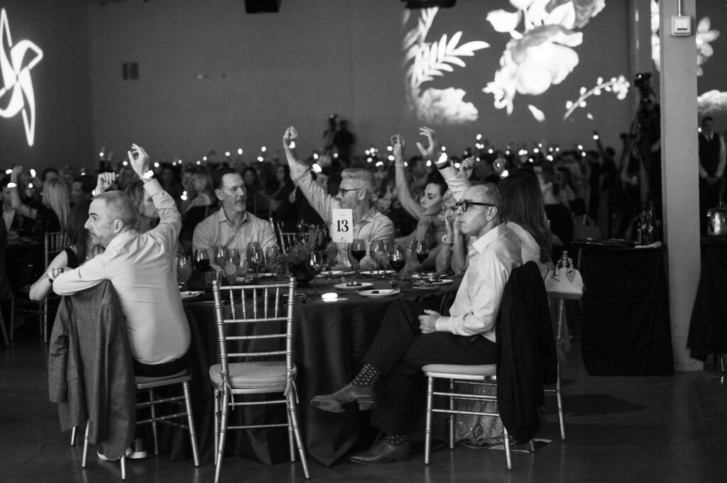 LABORA table guests engage with mission moment (Photo by Tamytha Cameron)