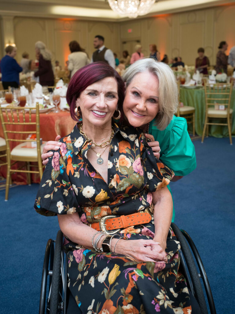 Lisa Sailor, Debra Blenderman at the National Multiple Sclerosis Society 'Together for a Cure' luncheon (Photo by Daniel Ortiz)