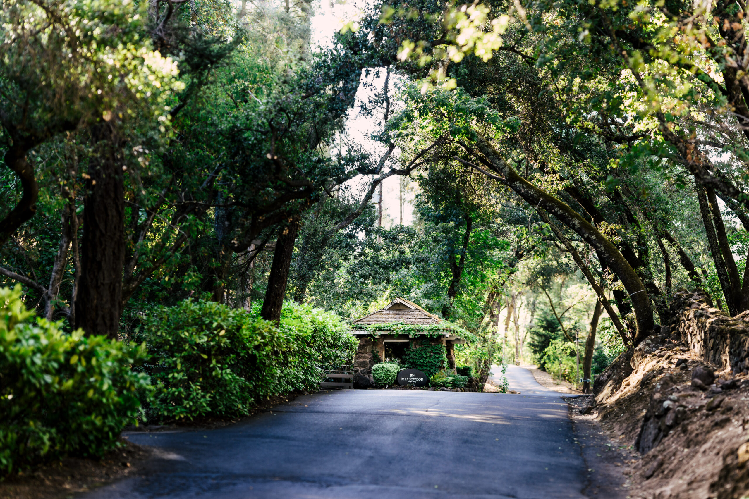Meadowood Napa Valley iconic front gate