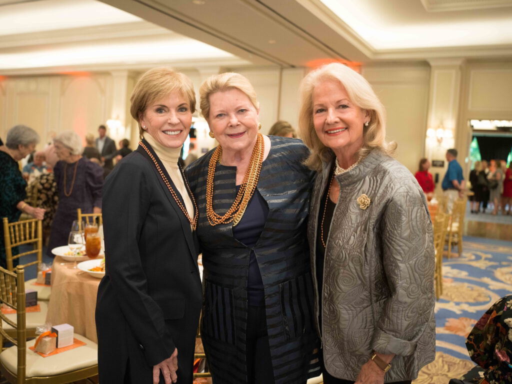 Pam Jones, Judy Johnson, Glenda Nicholson at the National MS Society 'Together for a Cure' luncheon (Photo by Daniel Ortiz)