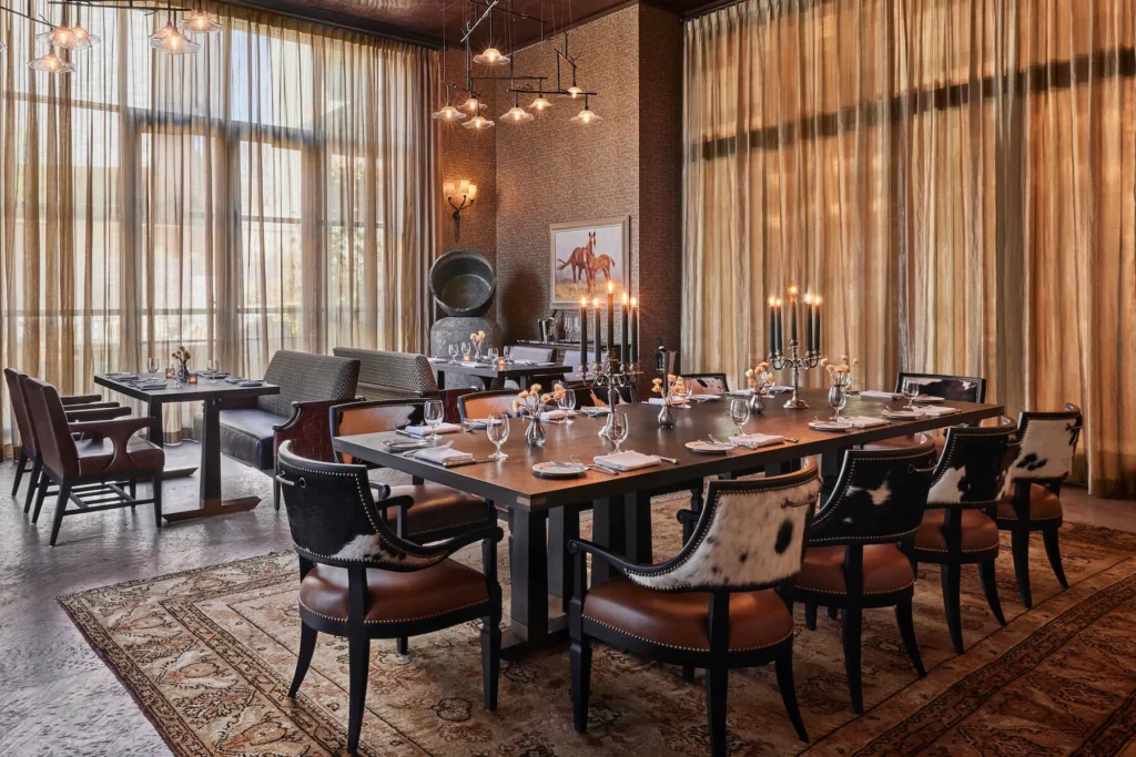 Laney's Room inside Bowie House is a private dining sanctuary inside the hotel