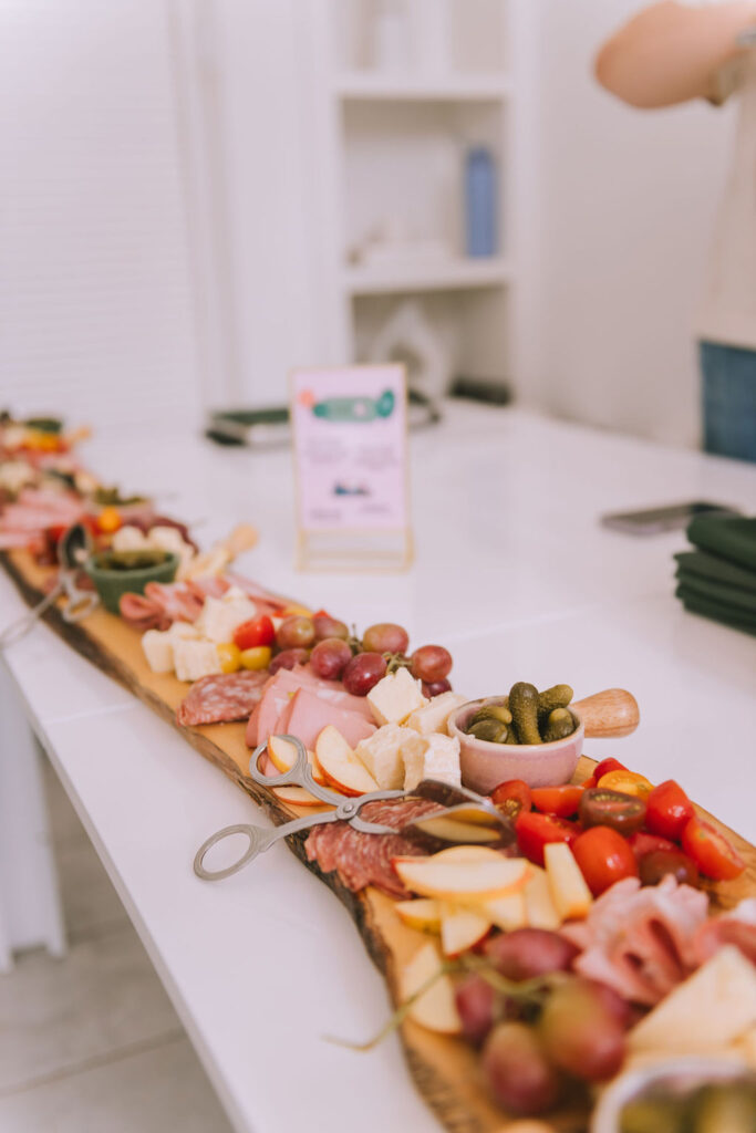 A delectable charcuterie board provided by Fiora's Bottle Shop. (Photo by Heather Robards)