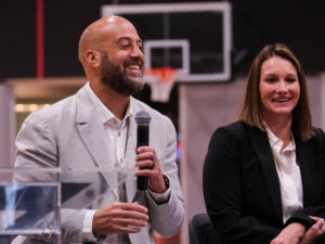 The Houston Rockets officially unveiled their new state-of-the-art training center, known as the Memorial Hermann | Houston Rockets Training Center with Rockets owner Tilman J. Fertitta, Memorial Hermann Health System President & CEO Dr. David Callender,