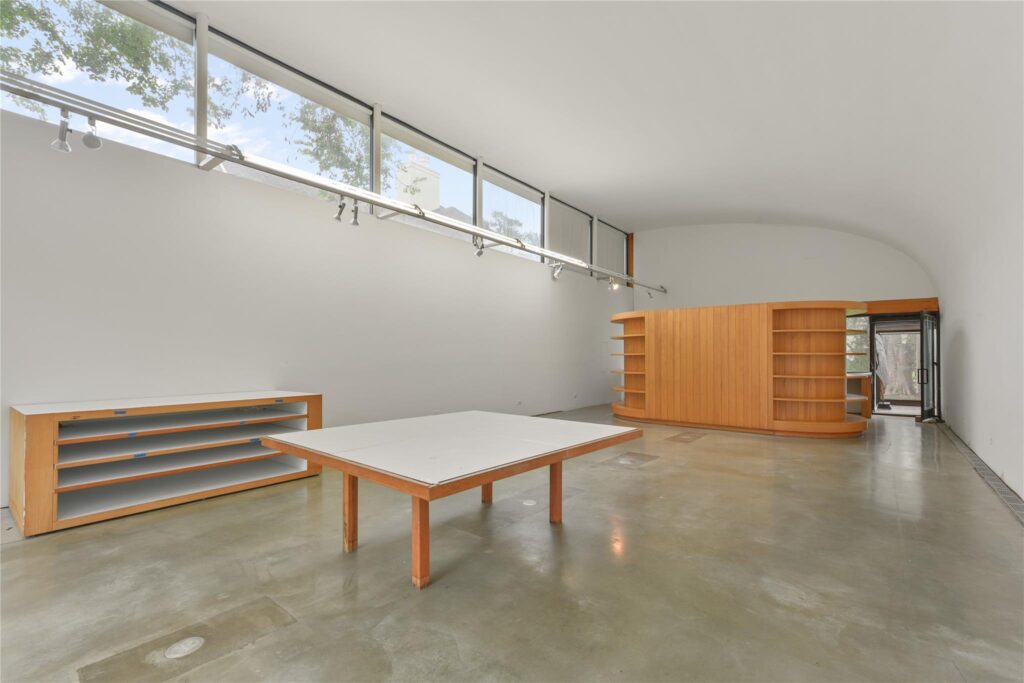 Another view of the studio in the Victor A. Lundy home at 701 Mulberry Lane in Bellaire. (Photo by  Pro House Photos for Martha Turner Sotheby’s International Realty)