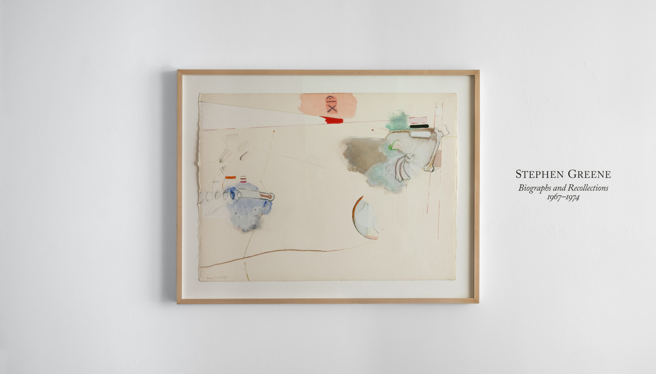 An installation view of <em>Stephen Greene: Biographs and Recollections, 1967-1974</em>, at the Moody Gallery through October 26, 2024. (Photo courtesy Moody Gallery)