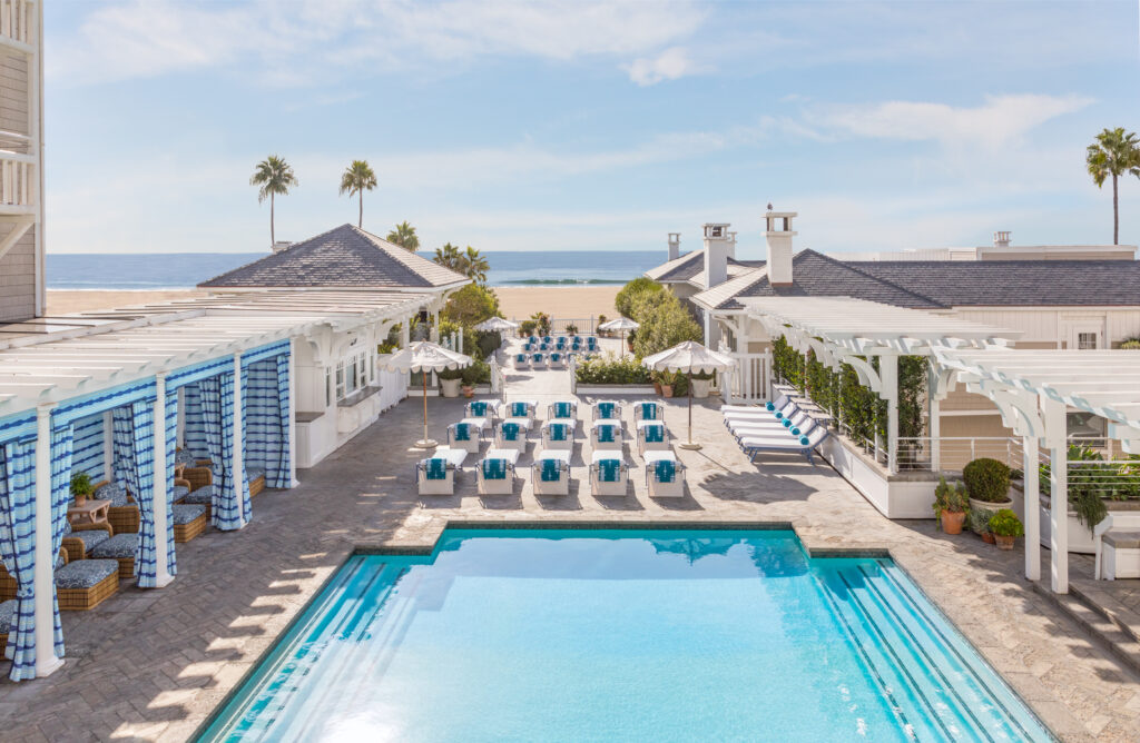 Shutters on the Beach in Los Angeles, California. 