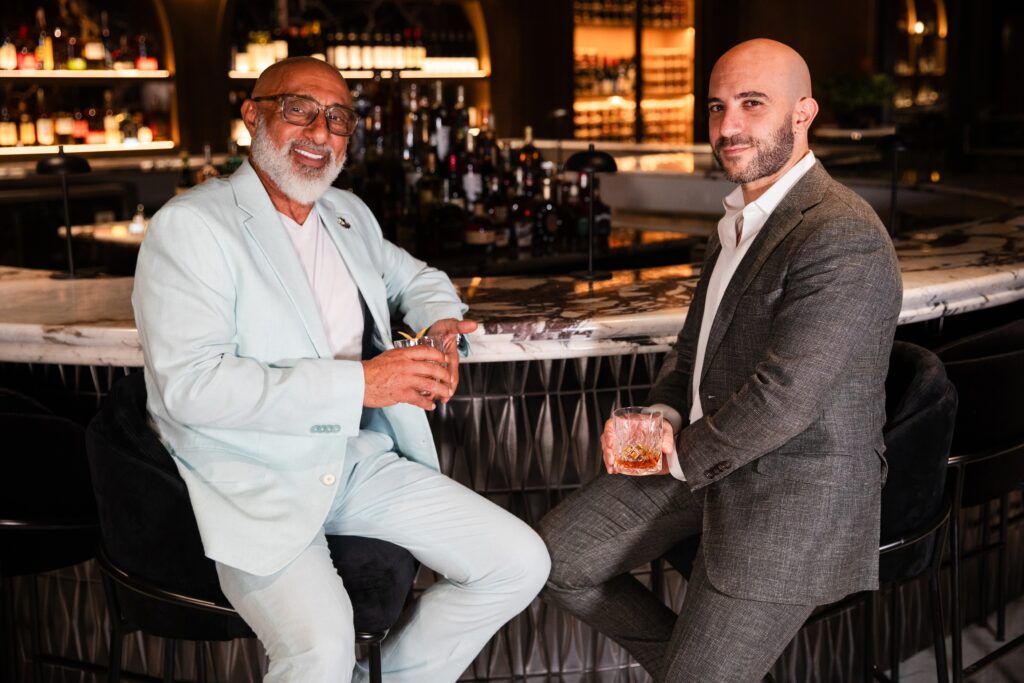 Sof Hospitality owners Itai Ben Eli and Itamar Levy. The Houston-based restaurant group was recognized earlier this year by the James Beard Foundation in the ‘Outstanding Restaurateur’ category. (Photo by Becca Wright)