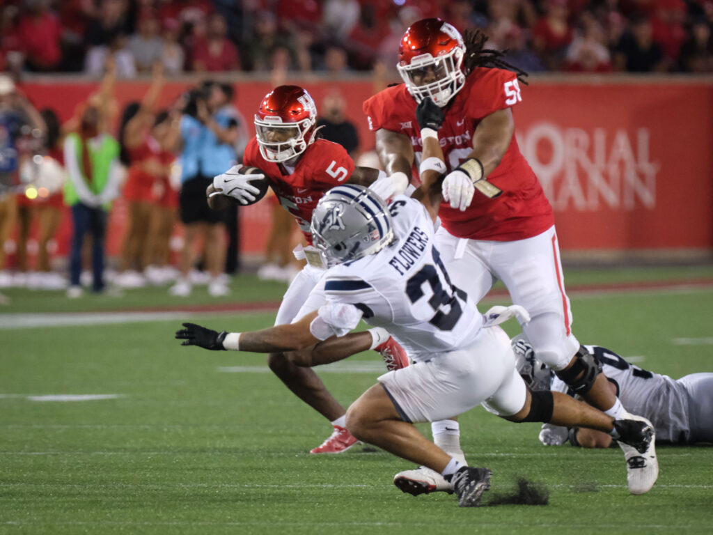 When Stephon Johnson gets free in the open field, his speed can take over. (Photo by F. Carter Smith)