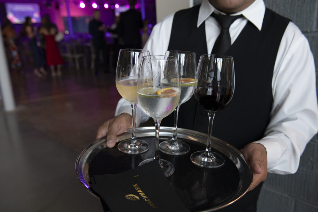 Bar sponsor Benchmark Bank (Photo by Tamytha Cameron)