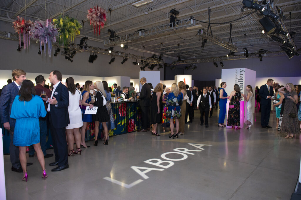 Crowd at Art for Advocacy (Photo by Tamytha Cameron)