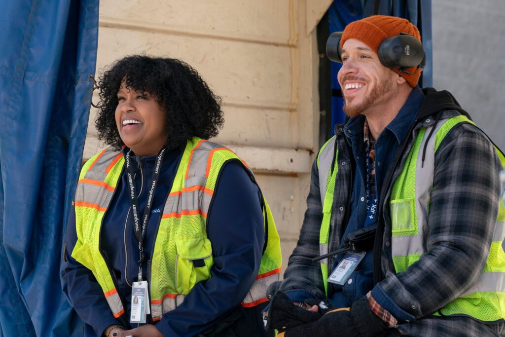 New Hulu series "How to Die Alone" stars Natasha Rothwell as a JFK airport employee. (Courtesy)