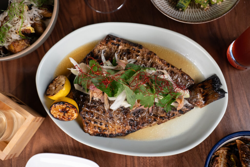 The whole Branzino is a popular pick on the Uchiko menu. (Courtesy)