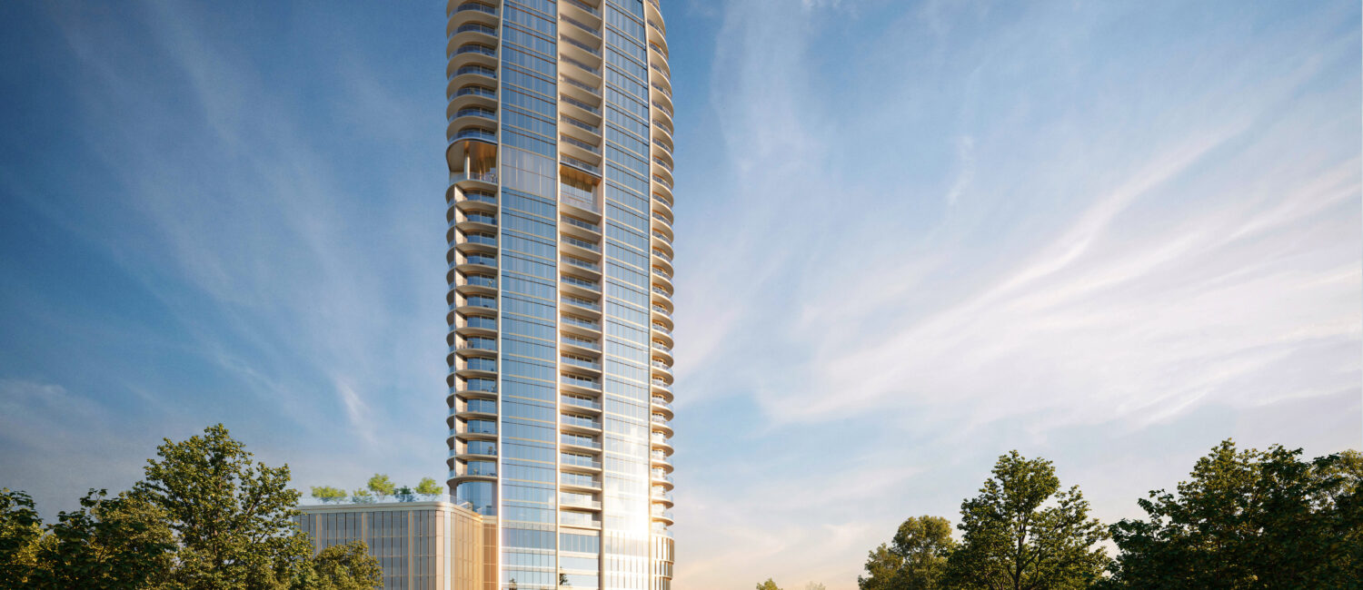 The 37-story St. Regis Residences, Houston promise to deliver a new level of luxury to Houston condominium living. with ground breaking in 2025. (Rendering courtesy of Shimahara Visual)